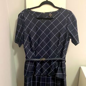 Alex Marie Peplum dress with belt